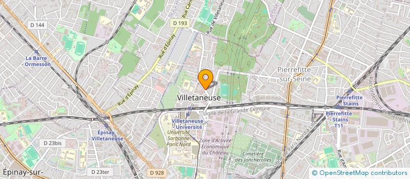 localisation de l'entreprise THANINA à VILLETANEUSE