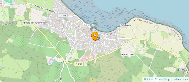 localisation de l'entreprise THANKS CREATIVE  LA FLOTTE