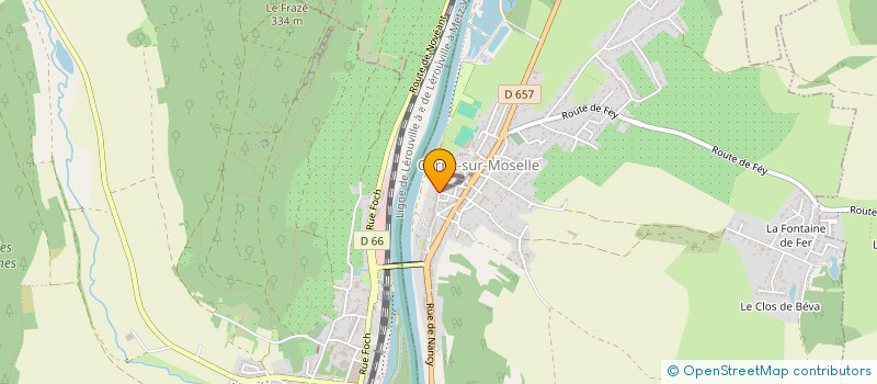 localisation de l'entreprise THANKS GIS  CORNY-SUR-MOSELLE