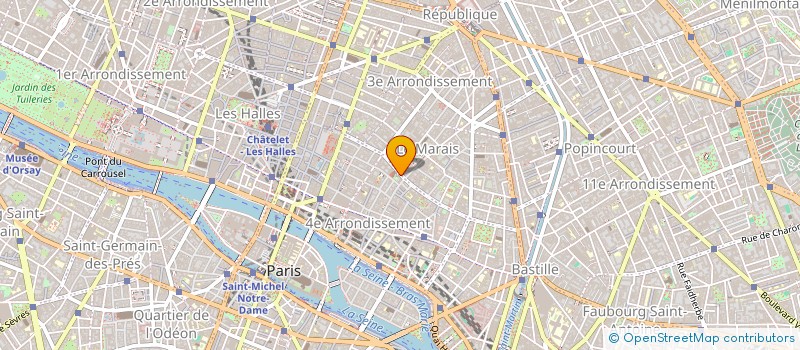 localisation de l'entreprise THANN  PARIS