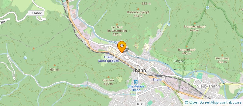 localisation de l'entreprise THANN ELECTRICITE à THANN