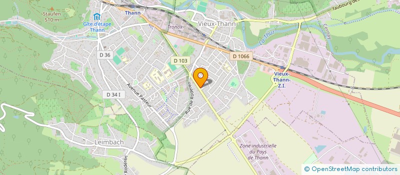 localisation de l'entreprise THANN OLYMPIC NATATION  THANN