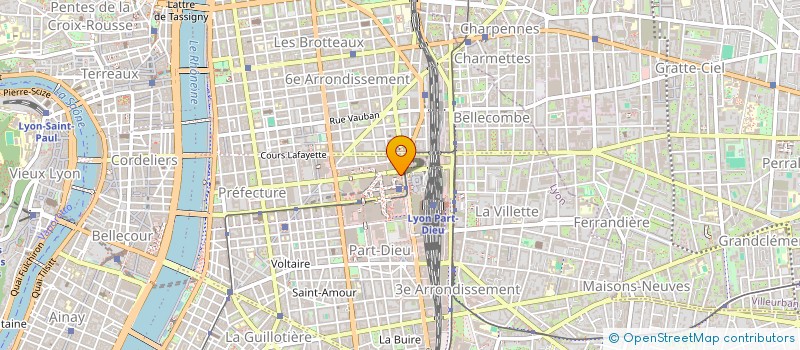 localisation de l'entreprise THANOS  LYON