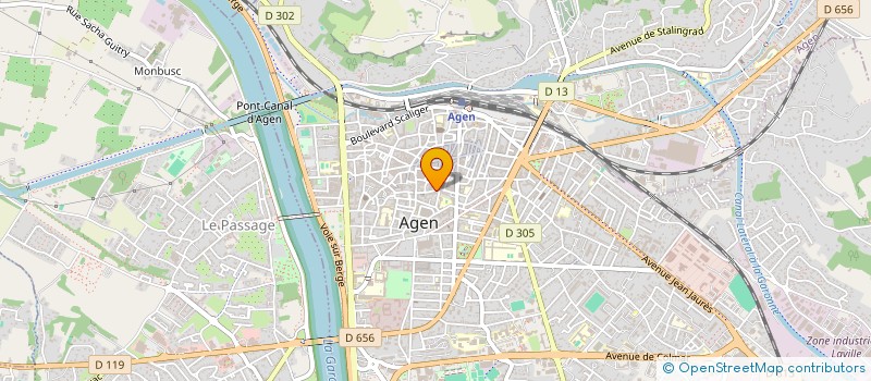 localisation de l'entreprise THANOS  AGEN