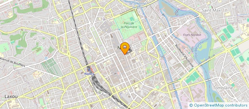 localisation de l'entreprise THANRY INTER  NANCY