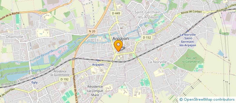 localisation de l'entreprise THANUYA à ARPAJON