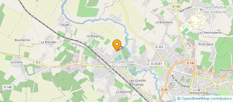 localisation de l'entreprise THAQUES ET THIQUES à SAINT-GERMAIN-DE-LUSIGNAN