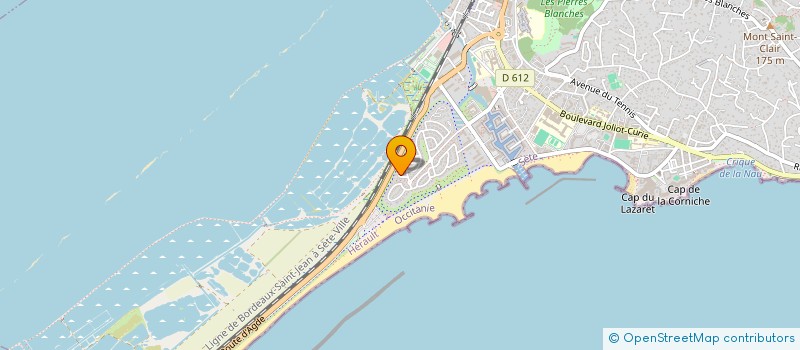 localisation de l'entreprise THARA  SETE