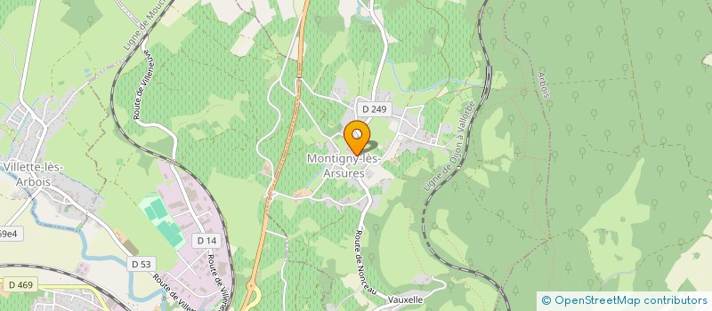 localisation de l'entreprise THARANIS  MONTIGNY-LES-ARSURES