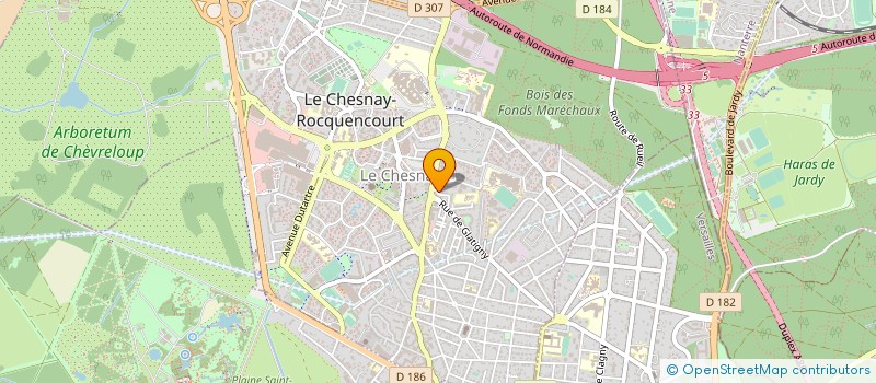 localisation de l'entreprise THARAUD à LE CHESNAY-ROCQUENCOURT