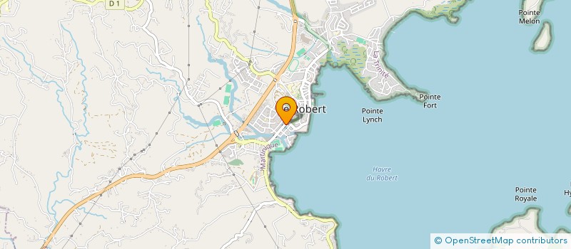 localisation de l'entreprise THARIS  LE ROBERT