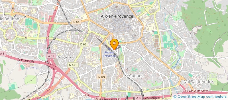 localisation de l'entreprise THARSOS à AIX-EN-PROVENCE