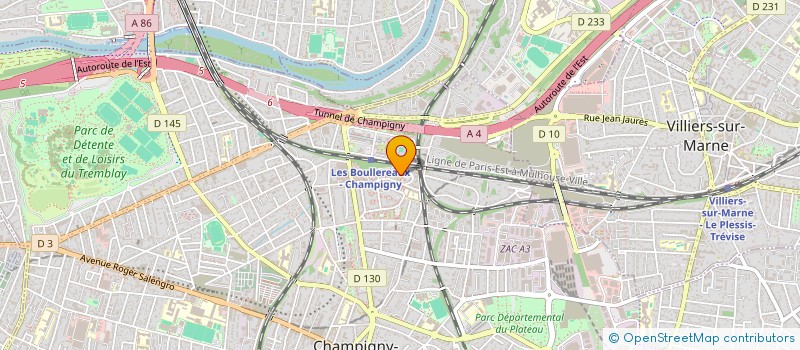 localisation de l'entreprise THARWA  CHAMPIGNY-SUR-MARNE