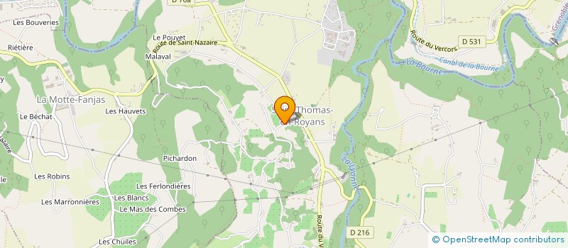 localisation de l'entreprise THAS NAZ  SAINT-NAZAIRE-EN-ROYANS