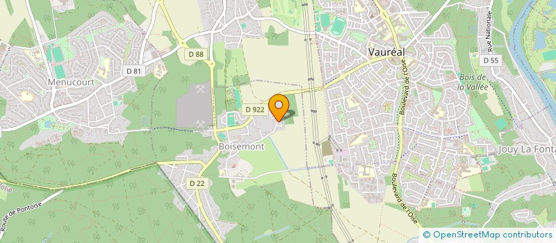 localisation de l'entreprise THAT à CERGY