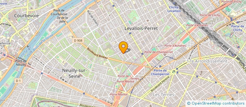 localisation de l'entreprise THAT'S MY JOB à LEVALLOIS-PERRET