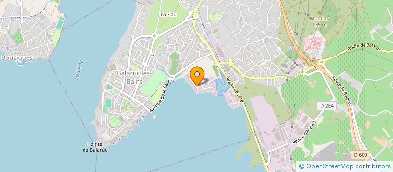 localisation de l'entreprise THAU BOX  BALARUC-LES-BAINS