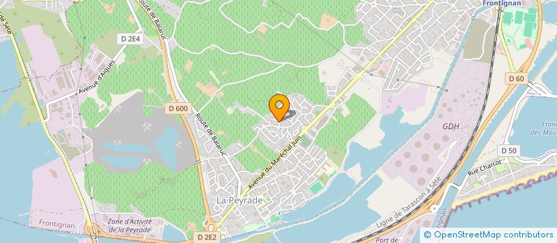 localisation de l'entreprise THAU FACADE à FRONTIGNAN