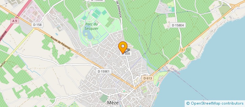 localisation de l'entreprise THAU FORMATIONS & CONSEILS à MEZE