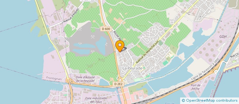 localisation de l'entreprise THAU KLE à FRONTIGNAN