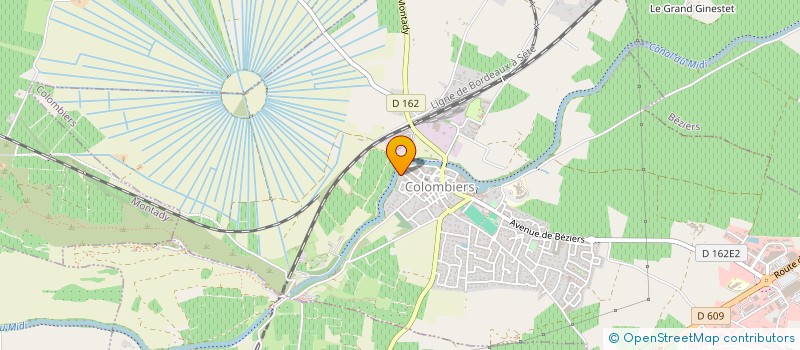 localisation de l'entreprise THAU REALISATIONS à COLOMBIERS