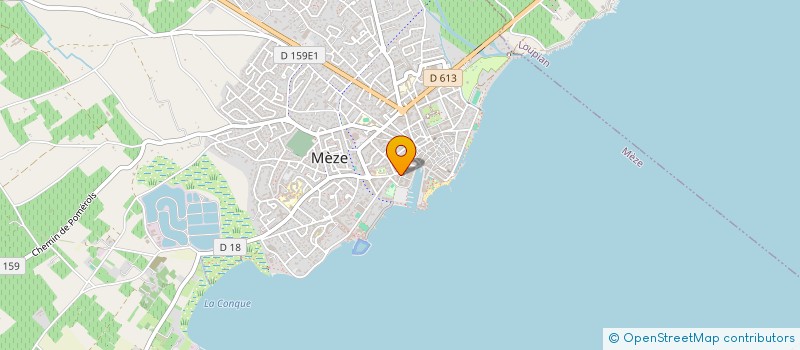 localisation de l'entreprise THAU RESSOURCES EMPLOI - T.R.E. à MEZE