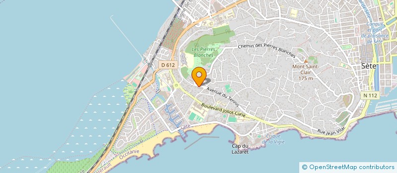 localisation de l'entreprise THAU WAX à SETE