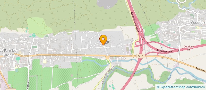 localisation de l'entreprise THAULYAN PARTNER  LA FARE-LES-OLIVIERS