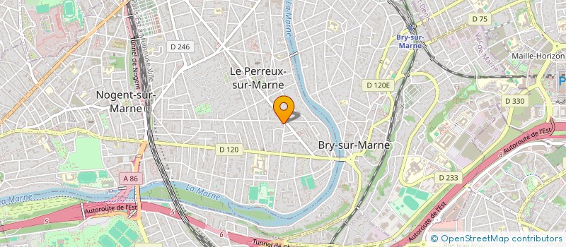 localisation de l'entreprise THAURON LE PERREUX  LE PERREUX-SUR-MARNE