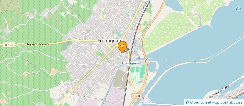 localisation de l'entreprise THAUTEM à FRONTIGNAN