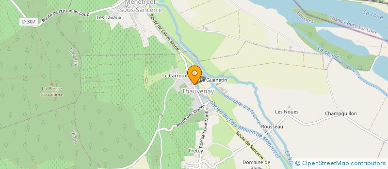 localisation de l'entreprise THAUVENAY EN FETE  THAUVENAY