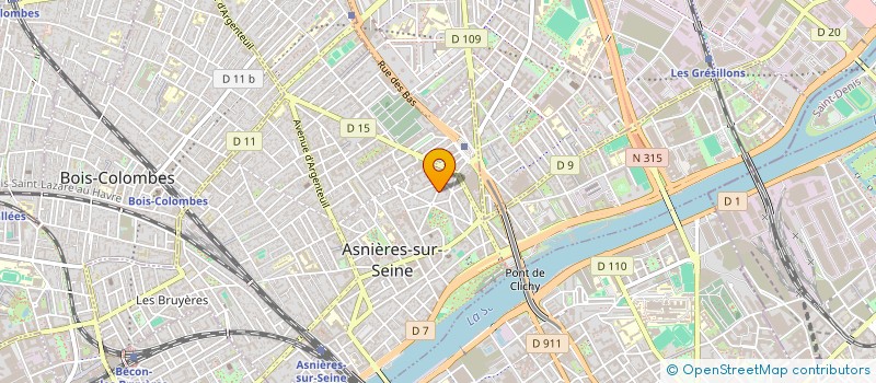 localisation de l'entreprise THAUVIN ANNE MARIE  ASNIERES-SUR-SEINE