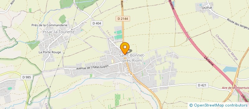 localisation de l'entreprise THAVE CONSTRUCTIONS  SAINT-BONNET-PRES-RIOM