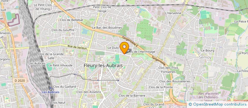 localisation de l'entreprise THAWAB à FLEURY-LES-AUBRAIS