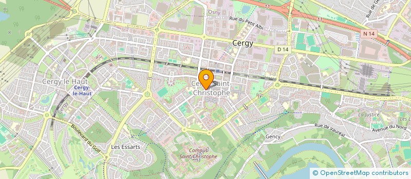 localisation de l'entreprise THAYANANTHAN  CERGY