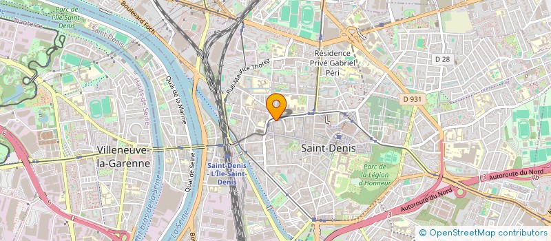 localisation de l'entreprise THB à SAINT-DENIS