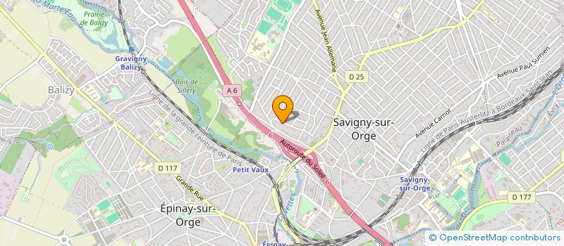 localisation de l'entreprise THB à SAVIGNY-SUR-ORGE