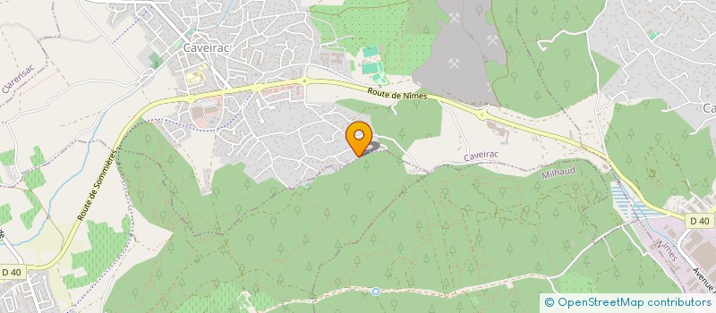 localisation de l'entreprise THB CONSULTING  CAVEIRAC