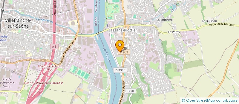 localisation de l'entreprise THB CONSULTING à JASSANS-RIOTTIER