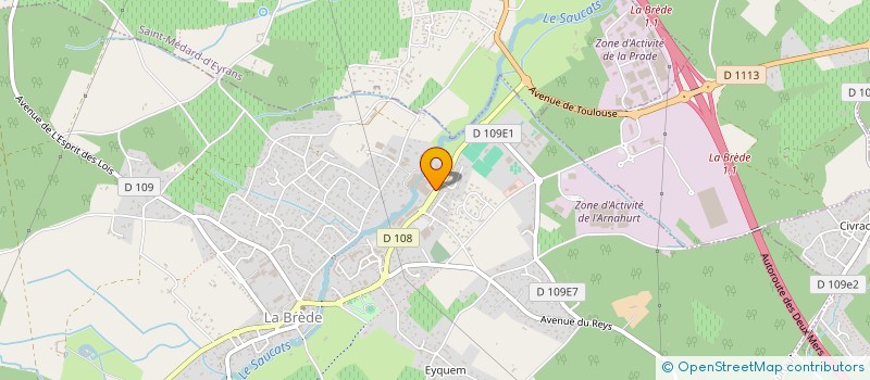 localisation de l'entreprise THB FROID à LA BREDE