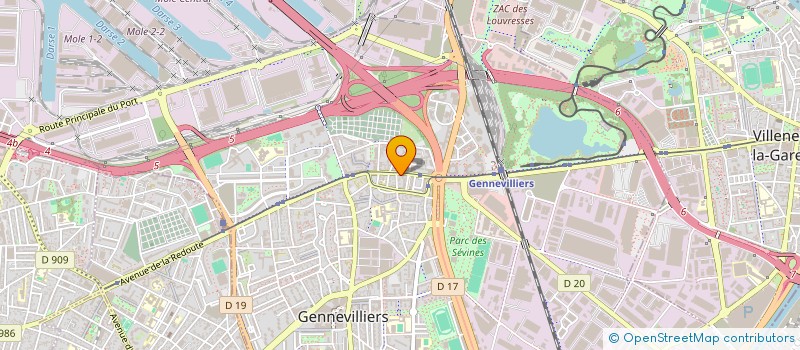 localisation de l'entreprise THC CORP  GENNEVILLIERS
