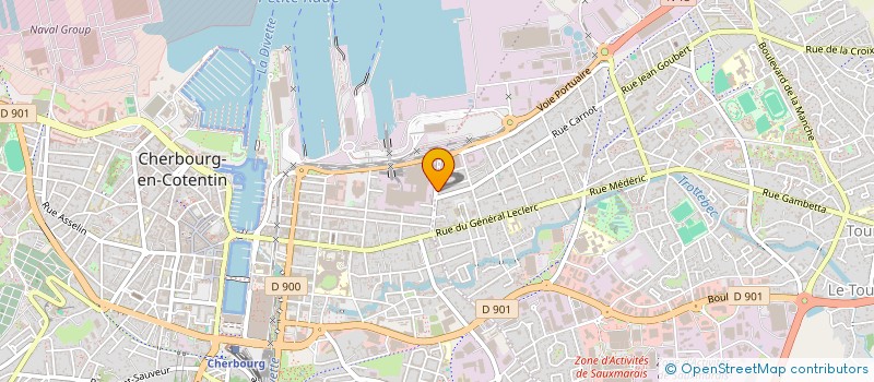 localisation de l'entreprise THC INVEST  CHERBOURG-EN-COTENTIN