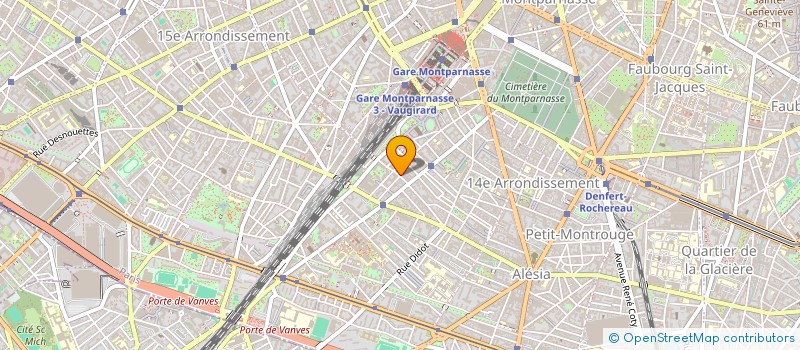 localisation de l'entreprise THCI  PARIS