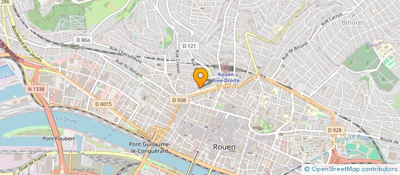 localisation de l'entreprise THD à ROUEN