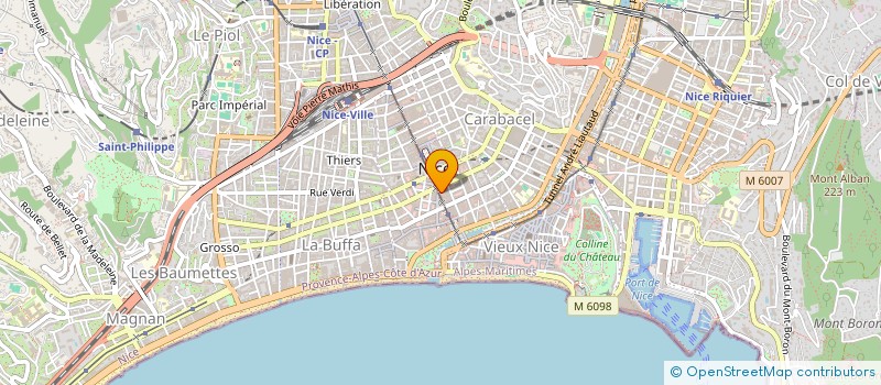 localisation de l'entreprise THD BATIMENT  NICE