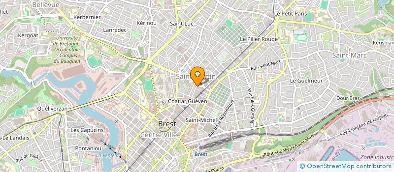 localisation de l'entreprise THD CAPITAL à BREST