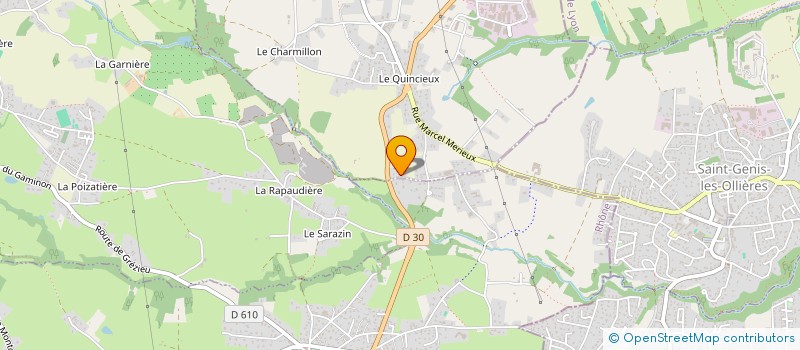 localisation de l'entreprise THD VINS  SAINTE-CONSORCE