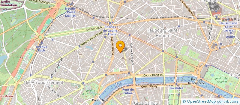 localisation de l'entreprise THE 16  PARIS