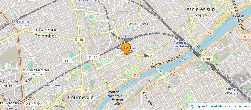 localisation de l'entreprise THE 26 BEAUTY  COURBEVOIE