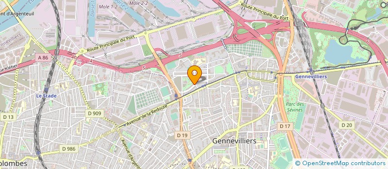 localisation de l'entreprise THE 2ND CHANCE CONSULTING ET ACADEMY à GENNEVILLIERS